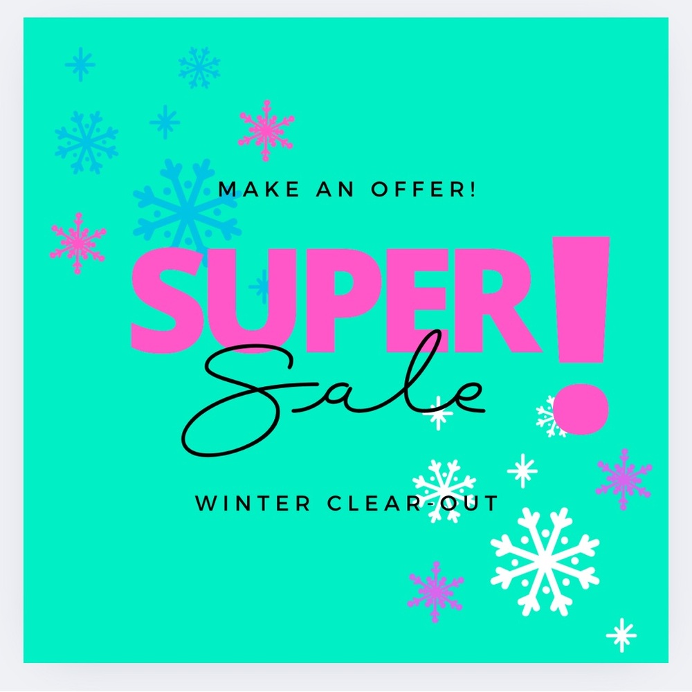 SUPER SALE! ENDS TODAY 💗